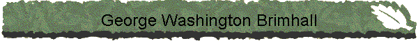 George Washington Brimhall
